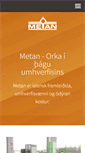 Mobile Screenshot of metan.is